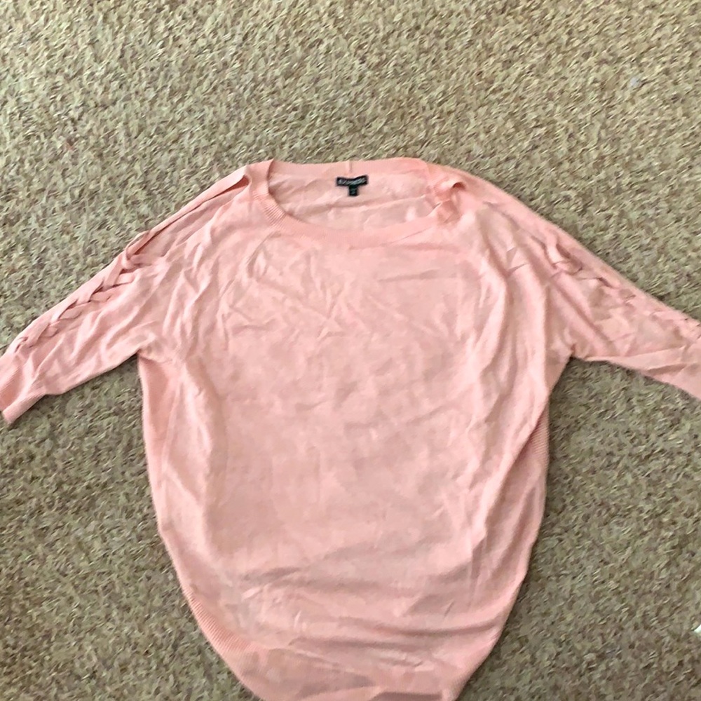 Cut out mid sleeve express barley worn